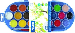 [3CLEAC22CL] ACUARELA SEMI HUMEDA 22 COLORES