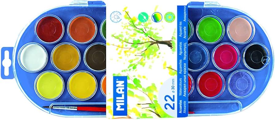 ACUARELA SEMI HUMEDA 22 COLORES