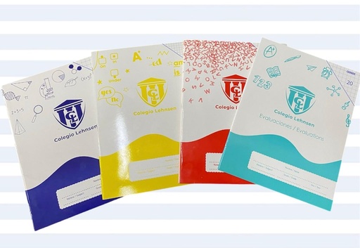 [532DOBLELIN20GRA] CUADERNO DOBLE LINEAS 20H GRANDE (COLORES)